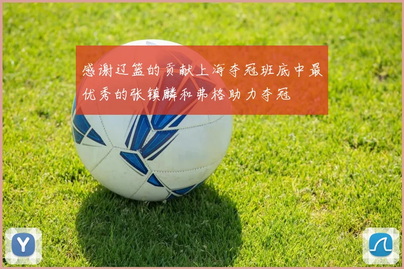 感谢辽篮的贡献上海夺冠班底中最优秀的张镇麟和弗格助力夺冠